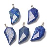 Natural Lapis Lazuli Pendants G-P445-D04-1