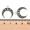 304 Stainless Steel Enamel Pendants STAS-K293-34P-03-3