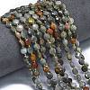 Natural Eagle Eye Stone Beads Strands G-K389-B36-01-2