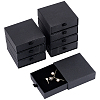 Kraft Paper Necklace Earring Storage Gift Drawer Boxes CON-WH0095-87A-1