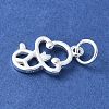 925 Sterling Silver Chinese Zodiac Outline Charms STER-P066-02S-06-2