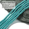 Eco-Friendly Dyed Glass Pearl Round Beads Strands HY-A002-4mm-RB073-2