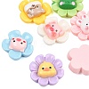 Animal Theme Resin Cabochons RESI-B048-02-2