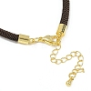 4.5MM Round Nylon Milan Cord Bracelet Making BJEW-I245-01G-38-3