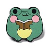 Cartoon Frog Enamel Pin JEWB-E025-02EB-01-1