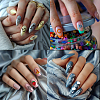 Stainless Steel DIY Nail Art Templates MRMJ-WH0092-032-7