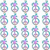 20Pcs Rainbow Color Alloy Pendants FIND-FH0003-56-1