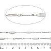 304 Stainless Steel Oval & Bar Link Chains CHS-A016-56P-A-2