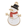 Christmas Theme Alloy Enamel Pendants X-ENAM-Z019-01K-1