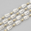 Handmade Glass Beaded Chains CHC-S004-05G-1