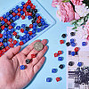 180Pcs 3 Colors Acrylic Beads OACR-CA0001-22-3