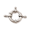 Brass Spring Ring Clasps KK-D407-01P-E-1