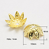 Iron Bead Caps IFIN-D030-10x4mm-G-1