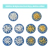 1180Pcs 10 Styles Iron Bead Caps IFIN-FS0001-45-2