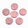 Painted Natural Wood Beads WOOD-T021-50B-05-1