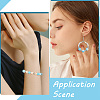 300Pcs 5 Colors Transparent Glass Beads GLAA-SC0002-42C-5