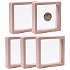 5Pcs Square Transparent PE Thin Film Suspension Jewelry Display Box CON-FS0001-19A-1