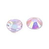 Electroplated Transparent Flat Back Resin Rhinestone Cabochons RESI-XCP0002-44C-2