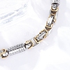 201 Stainless Steel Byzantine Chain Bracelets BJEW-B078-164GP-5