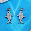 Acrylic Dangle Stud Earrings FS-WG6210D-05-1