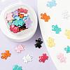 36Pcs 9 Colors Spray Painted Alloy Charms FIND-LS0001-55-5