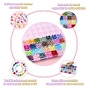 1960Pcs 28 Colors Spray Painted ABS Plastic Imitation Pearl & Transparent Acrylic Beads OACR-YW0001-90-4
