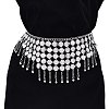 Iron Multi-Layered Coin Tassel Waist Belly Chains for Women FS-WG4A907-02-3