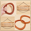   4Pcs 2 Colors Wood Bag Handles WOOD-PH0002-99-4