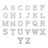 Alphabet Resin Rhinestone Patches DIY-TAC0005-45A-1