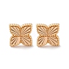 Brass Stud Earrings EJEW-D288-13G-2