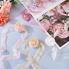 4Pcs 4Colors Cloth Rose Ribbon Chokers FIND-TA0002-27-15