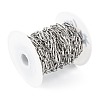 Tarnish Resistant Handmade 304 Stainless Steel Link Chains CHS-M004-05P-4