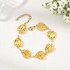 304 Stainless Steel Link Chain Bracelets for Women BJEW-JB13856-1