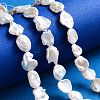 Natural Keshi Pearl Beads Strands PEAR-K004-34A-5