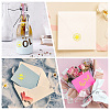 20 Sheets 5 Styles Gold Foil Self-adhesive Stickers DIY-CP0010-86-4