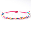 Cotton Cord Braided Bracelets for Men Women RW1576-6-1