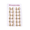 304 Stainless Steel Hoop Earrings EJEW-L302-02G-03-4