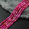 Natural Striped Agate/Banded Agate Beads Strands X-G-G545-04H-1