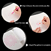 Gorgecraft 6Pcs 3 Styles Square Mandala PET Plastic Hollow Out Drawing Painting Stencils Templates DIY-GF0008-54-6