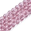 Transparent Glass Beads Strands EGLA-N013-T6mm-D02-1