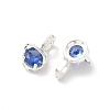 Brass Micro Pave Cubic Zirconia Pendants KK-Z139-04S-3