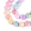 Anti-Tarnish Electroplate Glass Beads Strands GLAA-T028-6mm-02M-3