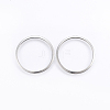 Tarnish Resistant 201 Stainless Steel Linking Rings STAS-E437-22B-P-1