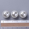 ABS Plastic Imitation Pearl Ball Beads MACR-A004-8mm-01-4