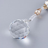 Faceted Crystal Glass Ball Chandelier Suncatchers Prisms AJEW-G025-A03-3
