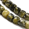 Natural Yellow Turquoise(Jasper) Beads Strands G-H078-C04-01-4