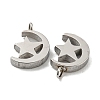 304 Stainless Steel Charms STAS-L022-214P-2
