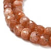 Natural Sunstone Beads Strands G-Z106-F02-4