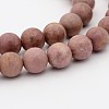 Natural Rhodonite Round Bead Strands X-G-J302-10-8mm-1