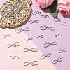 80Pcs 8 Styles Tibetan Style Alloy Connector Charms FIND-CJ0006-04-5